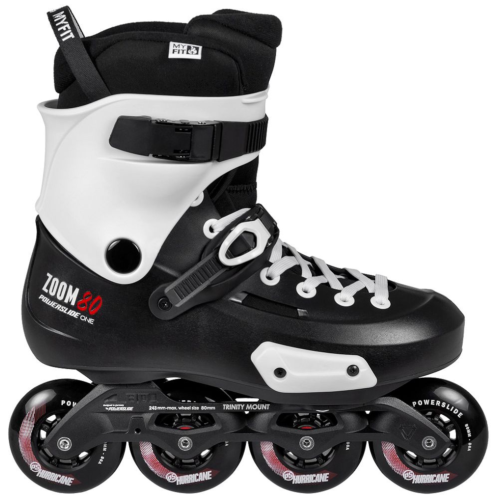 POWERSLIDE Zoom Pro Black 80 Πατίνια - Μαύρο