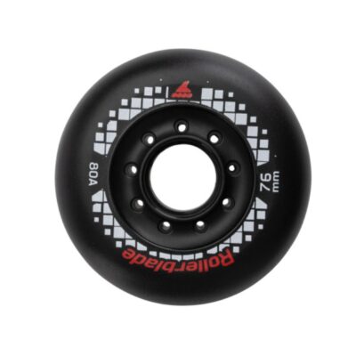 ROLLERBLADE Apex 76χιλ./80Α Ροδάκια - Μαύρο
