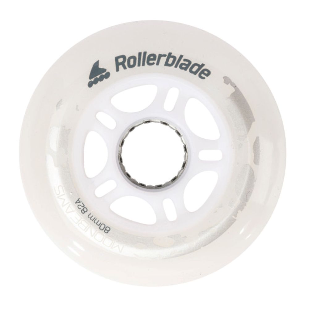 ROLLERBLADE Moonbeams 80χιλ./82Α Led Ροδάκια - Λευκό