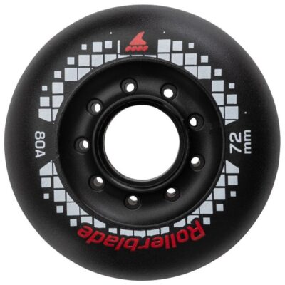 ROLLERBLADE Apex 72χιλ./80Α Ροδάκια - Μαύρο