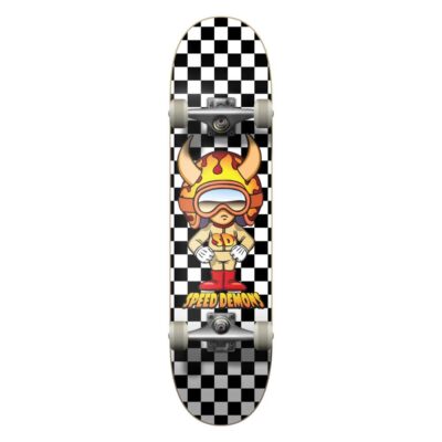 Speed Demons Hot Shot Checkers Τροχοσανίδα Μαύρο/Λευκό 7.5"