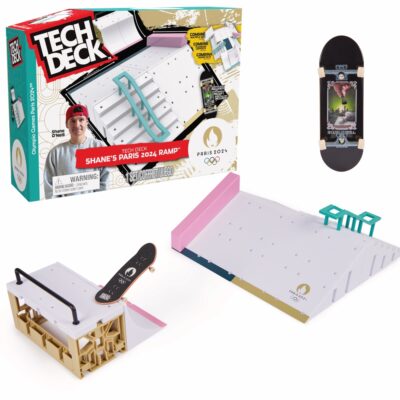 TECH DECK Shane O' Neill's olympic games Paris 2024 X-Connect Park Creator - 1 μινιατούρα τροχοσανίδα και ράμπα