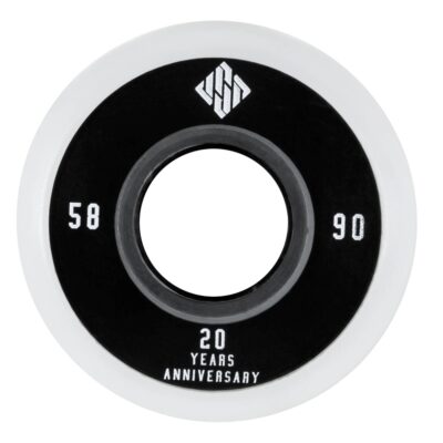 USD 58χιλ./90Α Ροδάκια - Μαυρό/Λευκό (4αδα)