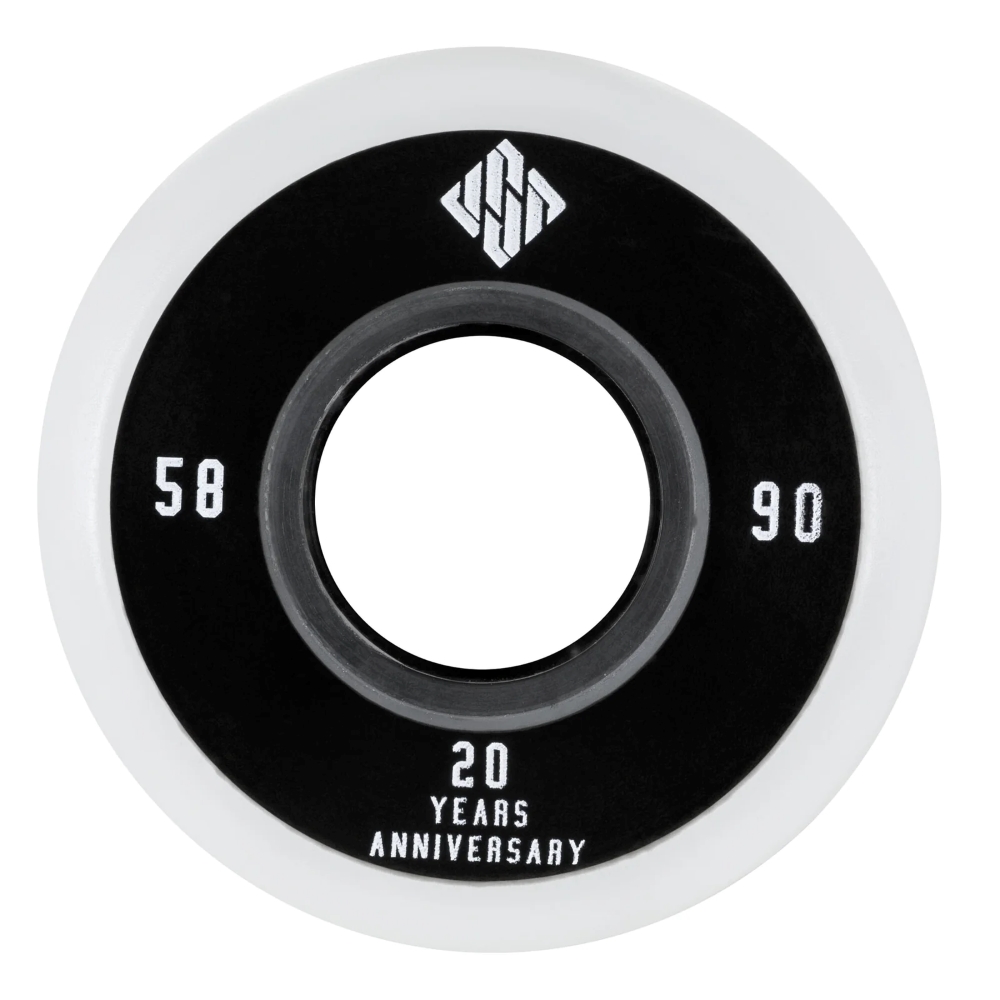 USD 58χιλ./90Α Ροδάκια - Μαυρό/Λευκό (4αδα)
