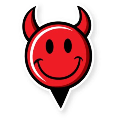 World Industries Devilman Head Die Out- 1 Aυτοκόλλητo