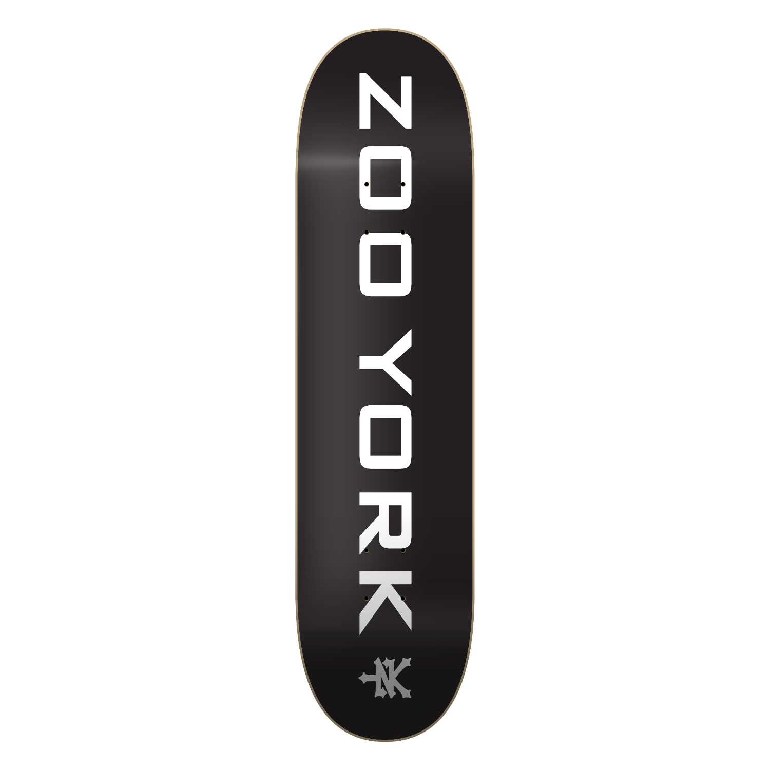 ZOO YORK OG 95 Logo Block Σανίδα 8" - Μαύρο/Λευκό/Γκρι