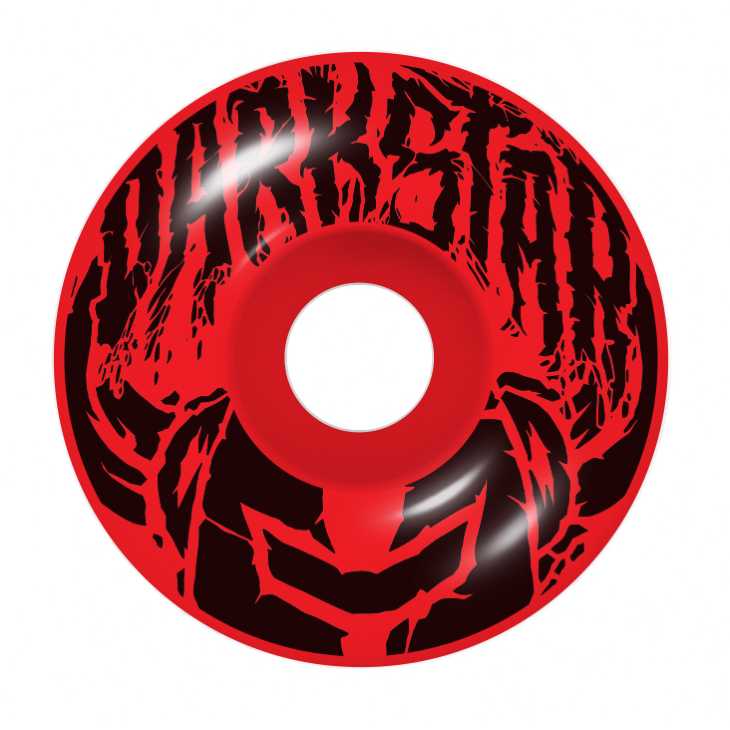 DARKSTAR Wordmark FP Complete Skateboard 8" - Red/Blue - Image 2