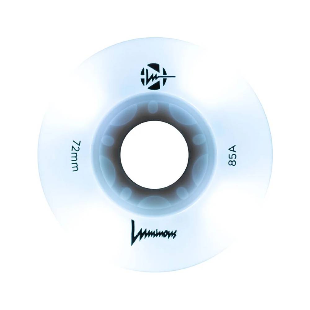 LUMINOUS Ροδάκια Led 72χιλ./85A - Λευκό Glow - Image 2