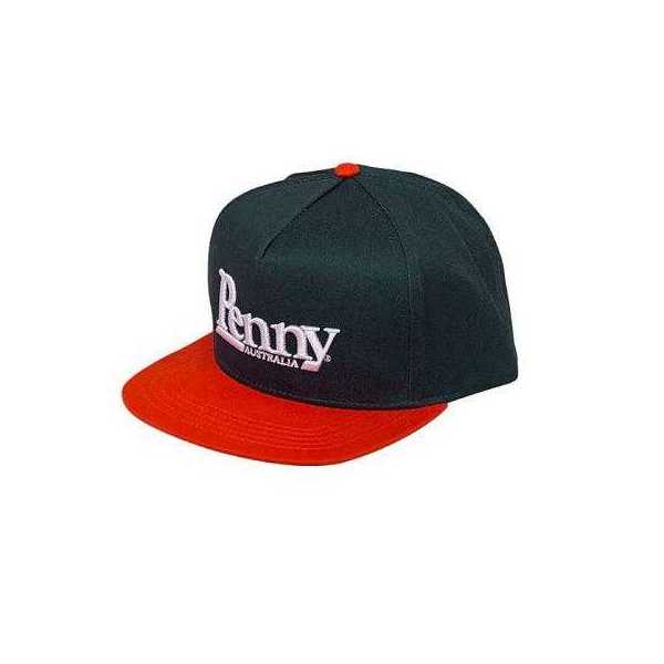 PENNY SKATEBOARDS Snapback Cap, Dark Green/Orange - Image 2