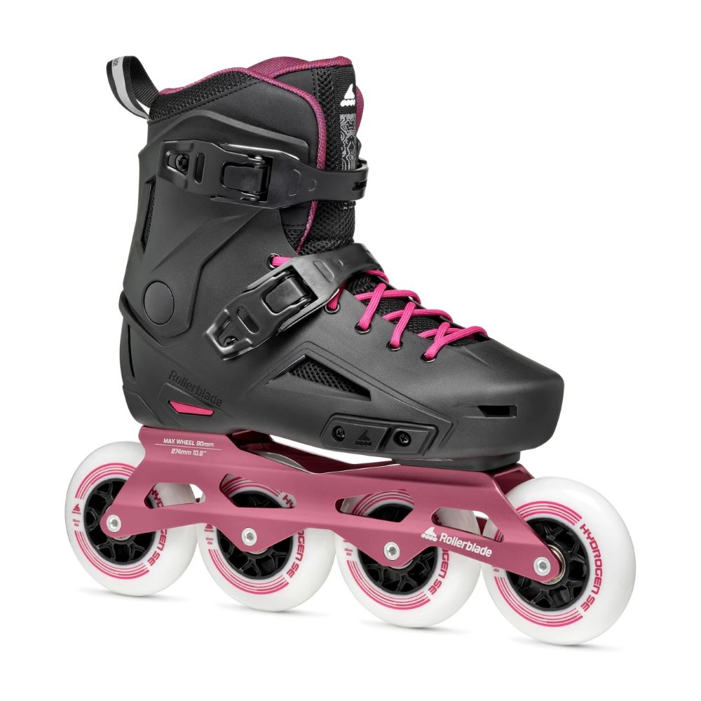 ROLLERBLADE Lightning 90 W Πατίνια - Μαύρο/Σανγκρία - Image 2