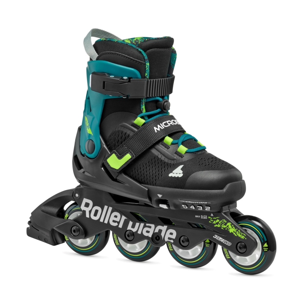 ROLLERBLADE Microblade XT Αυξομειούμενα Πατίνια - Μαύρο/Πετρόλ Πράσινο - Image 2