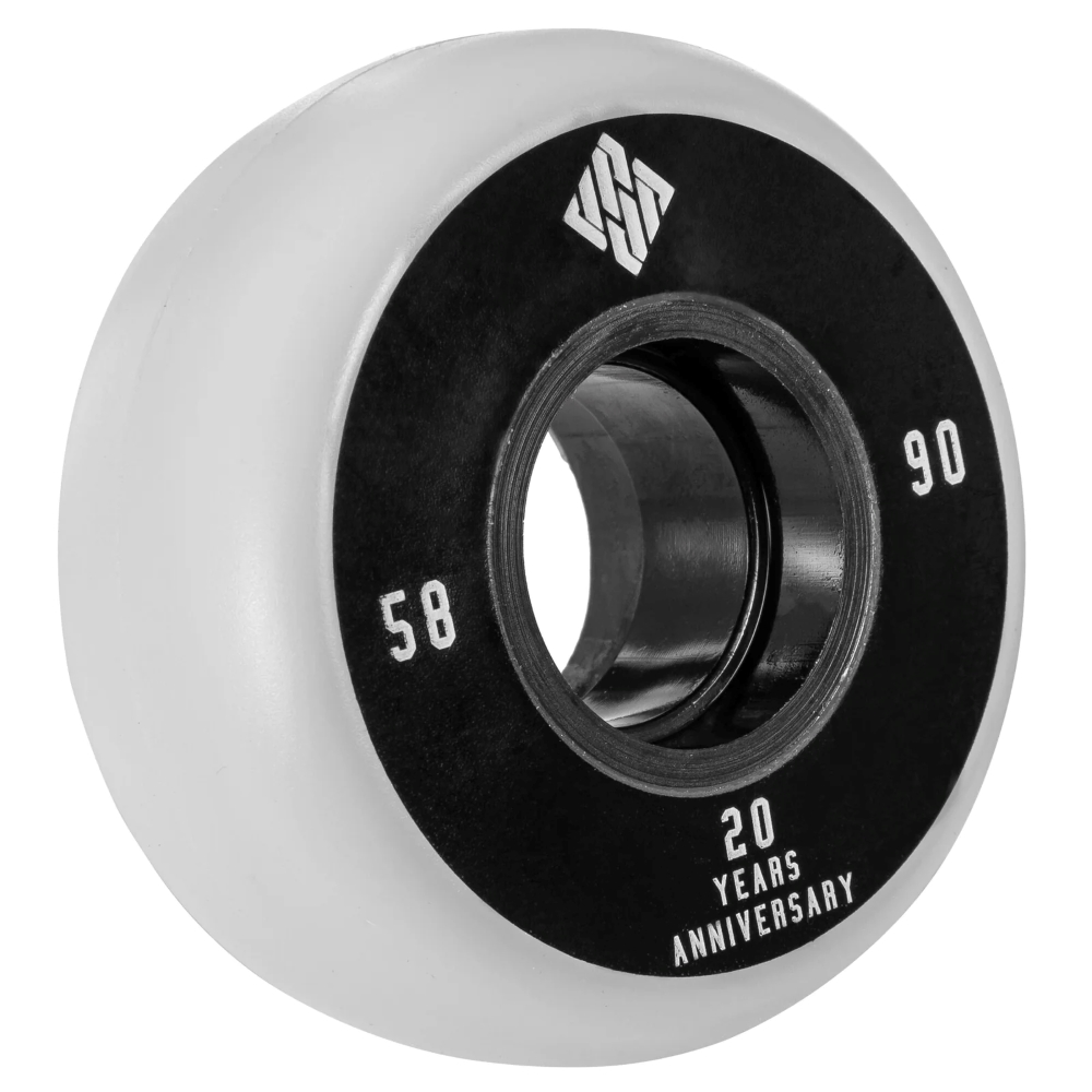 USD 58χιλ./90Α Ροδάκια - Μαυρό/Λευκό (4αδα) - Image 2