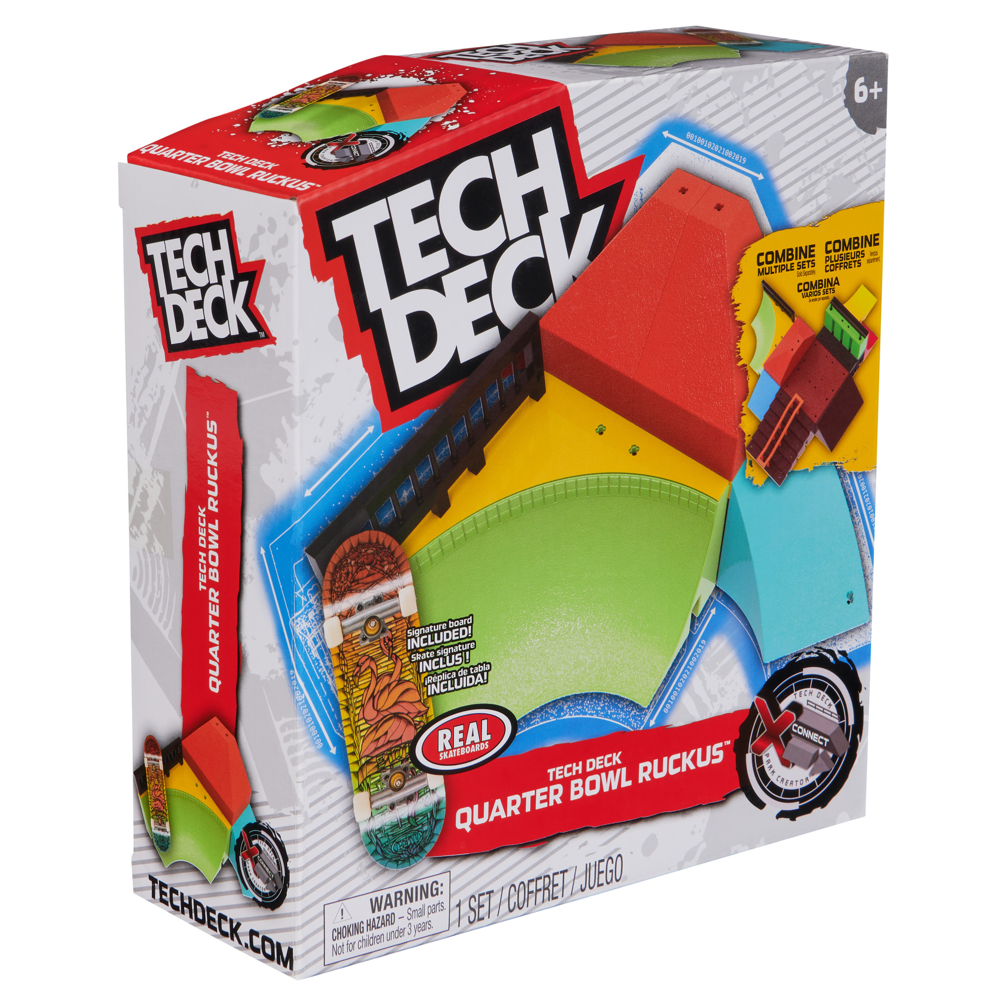 Tech Deck X-Connect Park Creator - 1 Μινιατούρα Τροχοσανίδα και 1 Ράμπα - Image 13