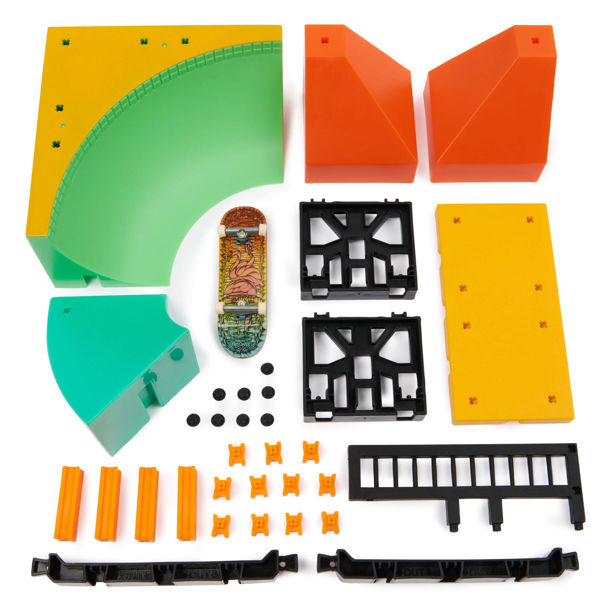 Tech Deck X-Connect Park Creator - 1 Μινιατούρα Τροχοσανίδα και 1 Ράμπα - Image 14