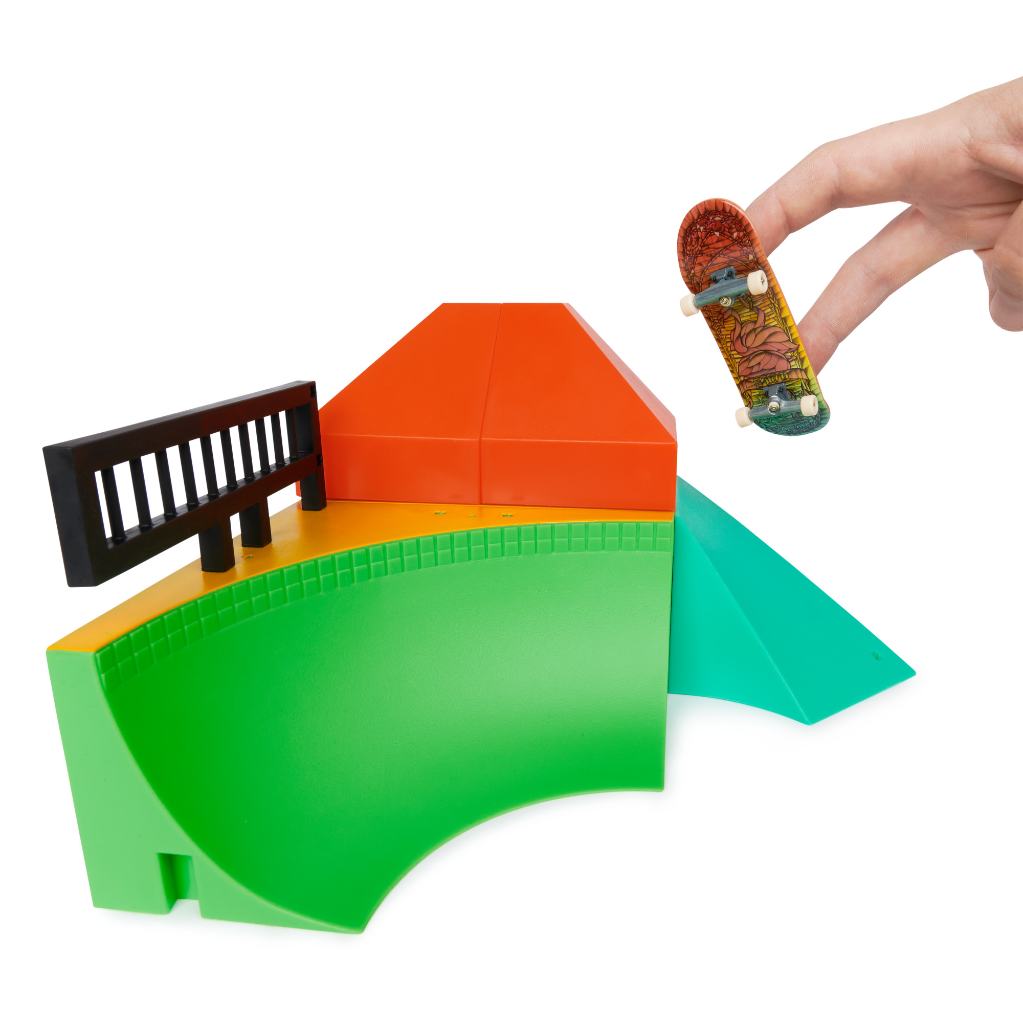 Tech Deck X-Connect Park Creator - 1 Μινιατούρα Τροχοσανίδα και 1 Ράμπα - Image 16
