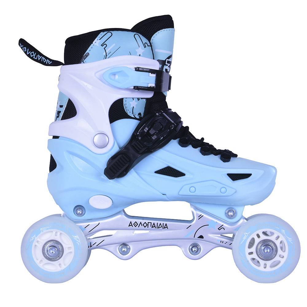 3K Αυξομειούμενα Πατίνια/Roller Skates/Παγοπέδιλα 3 σε 1 - Μέντα - Image 3