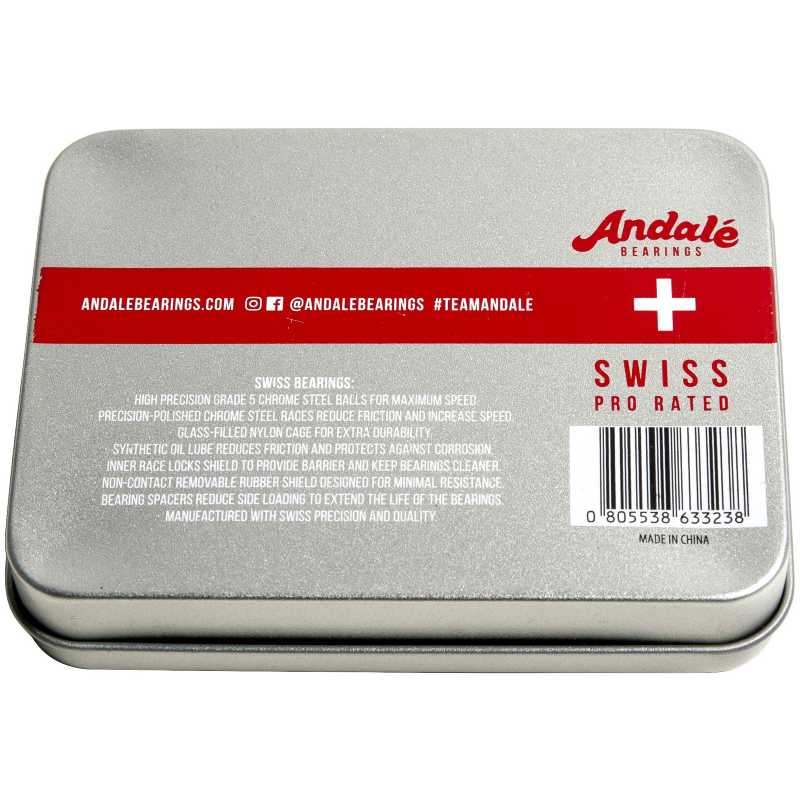 ANDALE Swiss Ρουλεμάν & Spacers Andale Tin Box - Image 3
