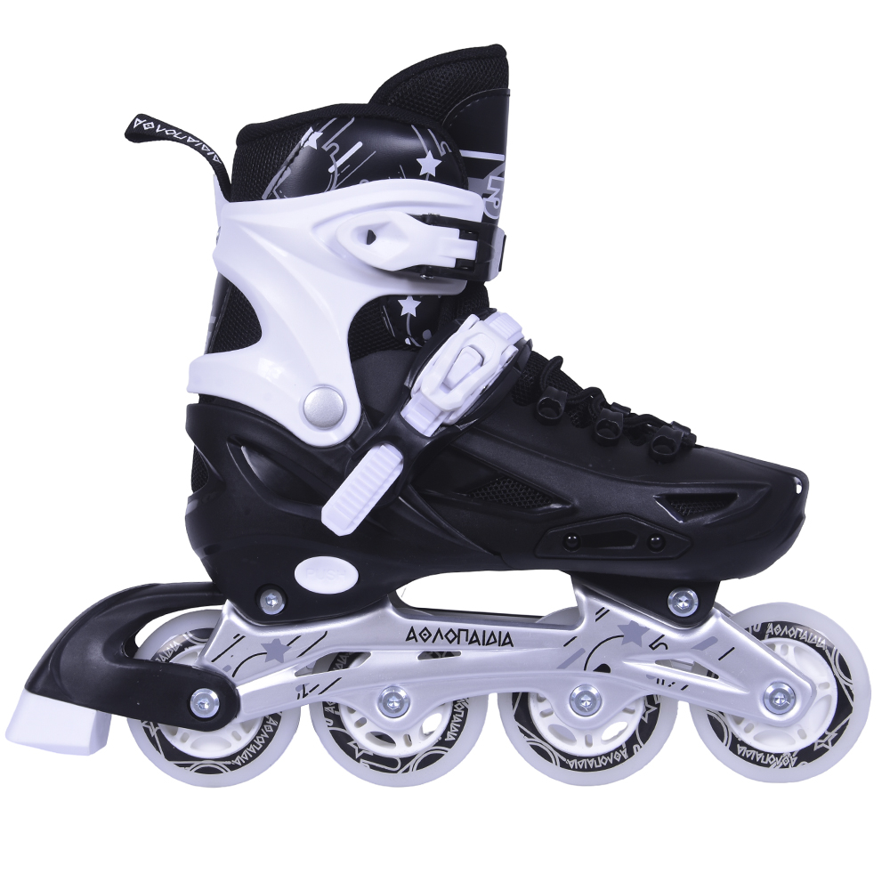 ΑΘΛΟΠΑΙΔΙΑ 10306 Αυξομειούμενα Πατίνια/Roller Skates 2 σε 1 - Μαύρο - Image 3