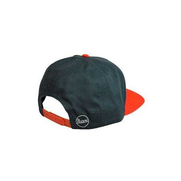 PENNY SKATEBOARDS Snapback Cap, Dark Green/Orange - Image 3