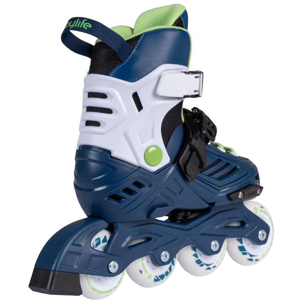 PLAYLIFE Khaan LTD Deep Blue adj. Αυξομειούμενα Πατίνια - Μπλε/Λευκό - Image 3