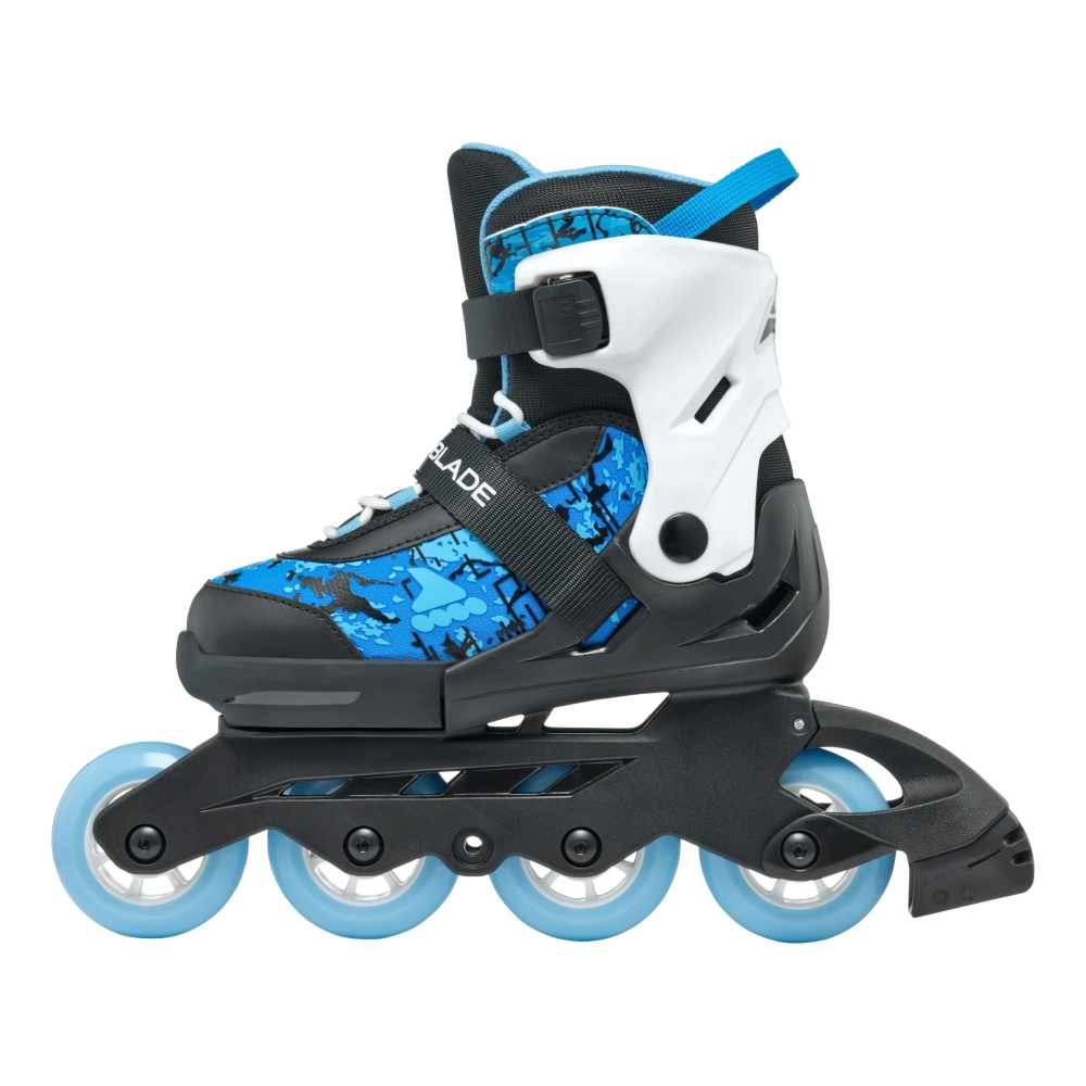 ROLLERBLADE Microblade SL Πατίνια - Μαύρο/Γαλάζιο - Image 3