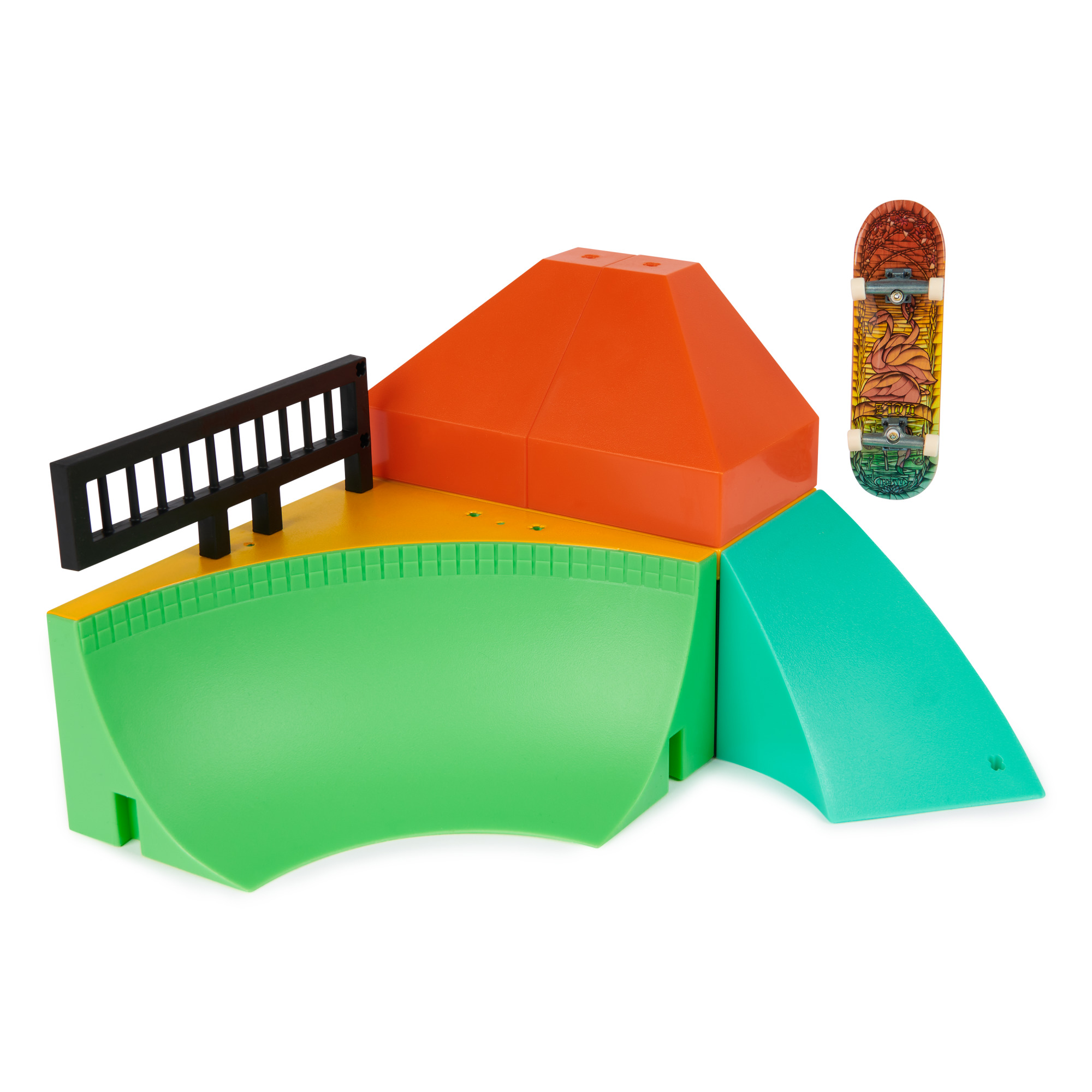 Tech Deck X-Connect Park Creator - 1 Μινιατούρα Τροχοσανίδα και 1 Ράμπα - Image 3