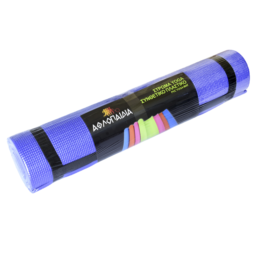 ΑΘΛΟΠΑΙΔΙΑ Στρώμα Yoga Pvc 0,6χιλ. - Image 4