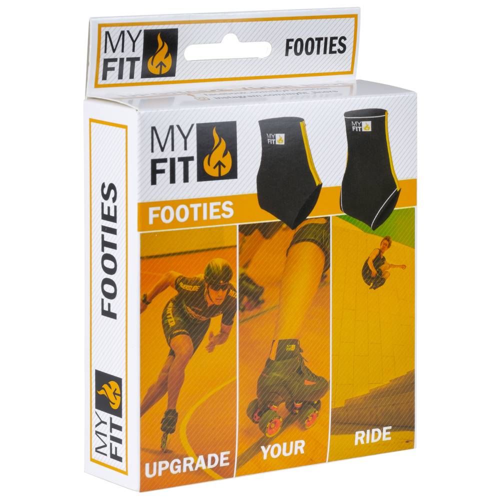 MYFIT Προστατευτικά Footies High 2χιλ., Μαύρο - Image 3