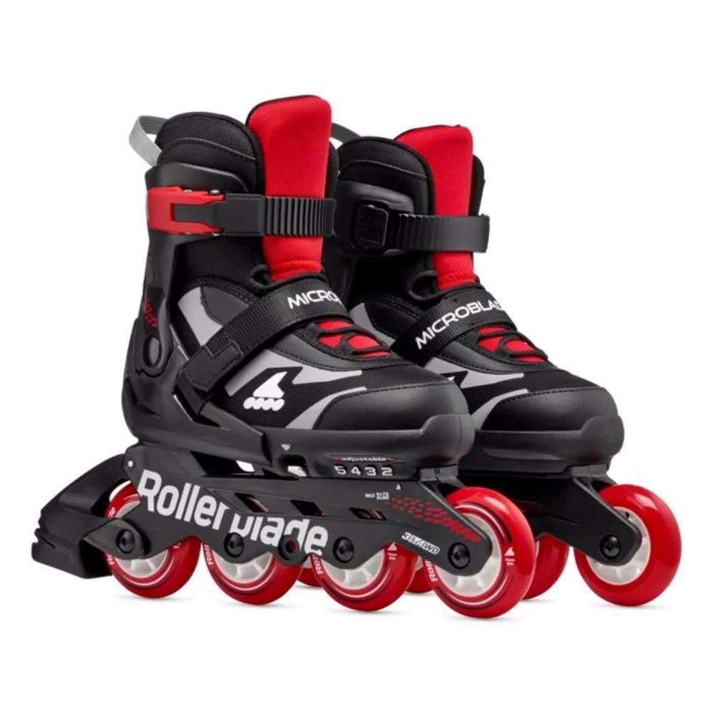 ROLLERBLADE Microblade SL Πατίνια - Μαύρο/Κόκκινο - Image 4