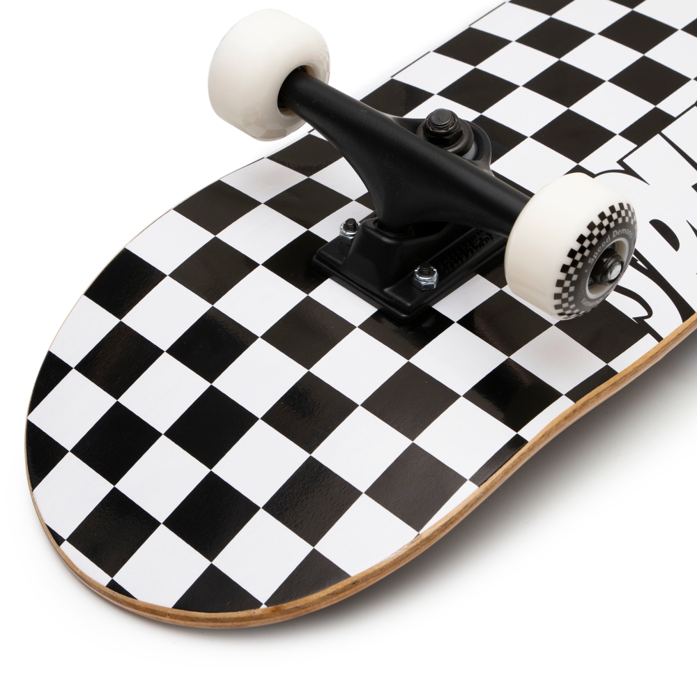 SPEED DEMONS checkers complete τροχοσανίδα 7.25" - Μαύρο/Λευκό - Image 4