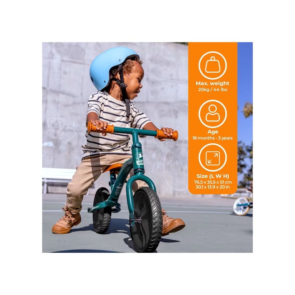 YVOLUTION Velo Junior Air 2021 Ποδήλατο Ισορροπίας - Πράσινο - Image 4