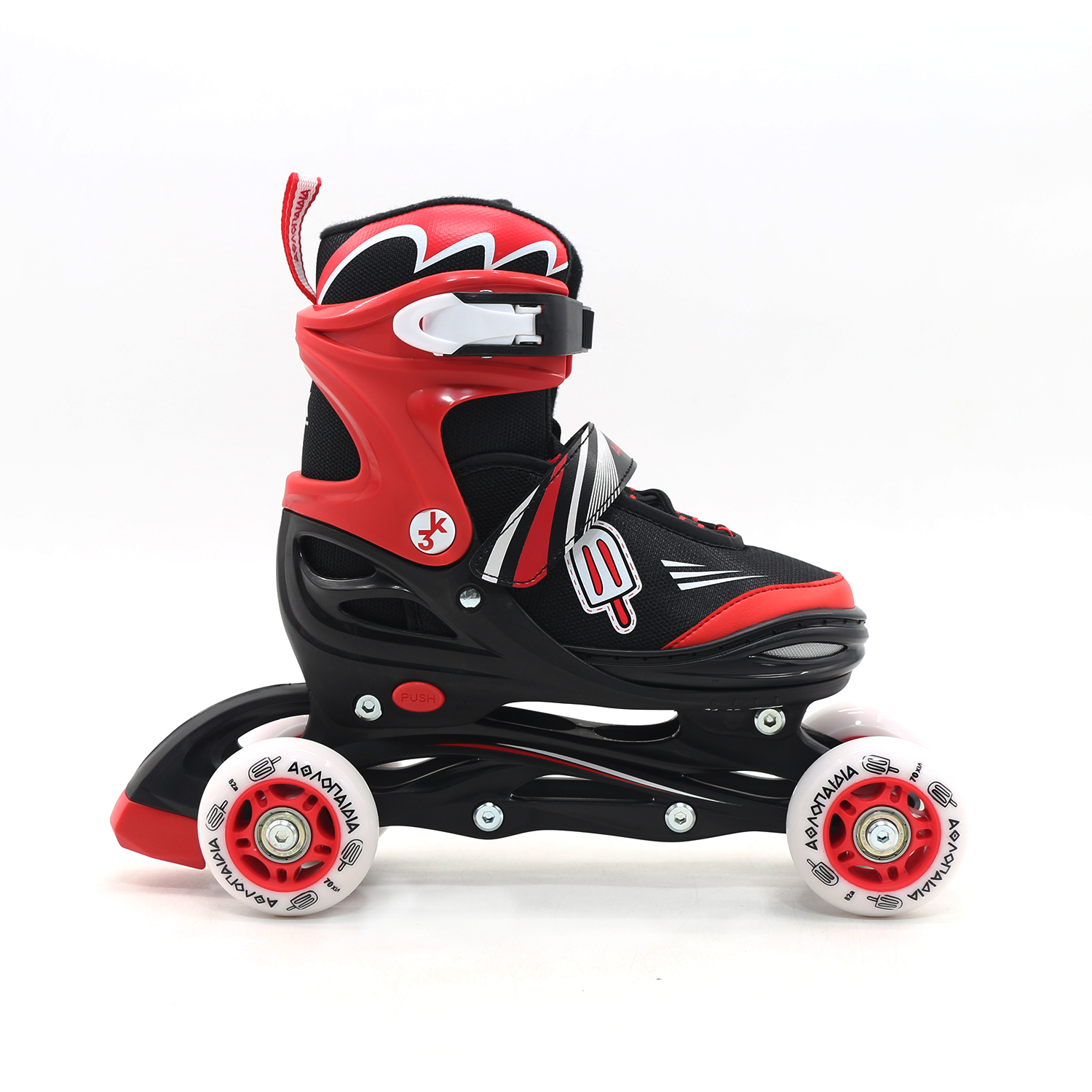ΑΘΛΟΠΑΙΔΙΑ Αυξομειούμενα Inline/Roller Skates/Παγοπέδιλα, 3 σε 1, για Αγόρια - Image 5