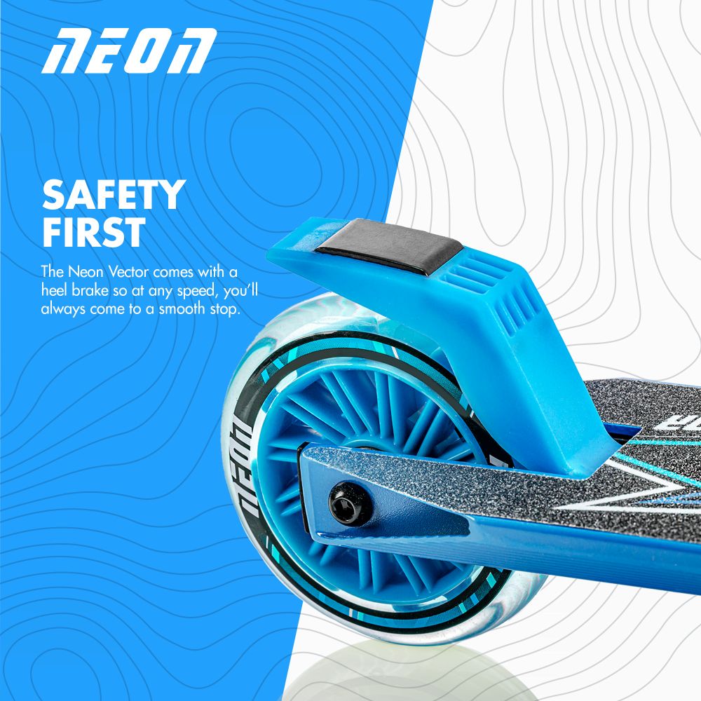 YVOLUTION Neon Vector 2020 Πατίνι - Μπλε - Image 5