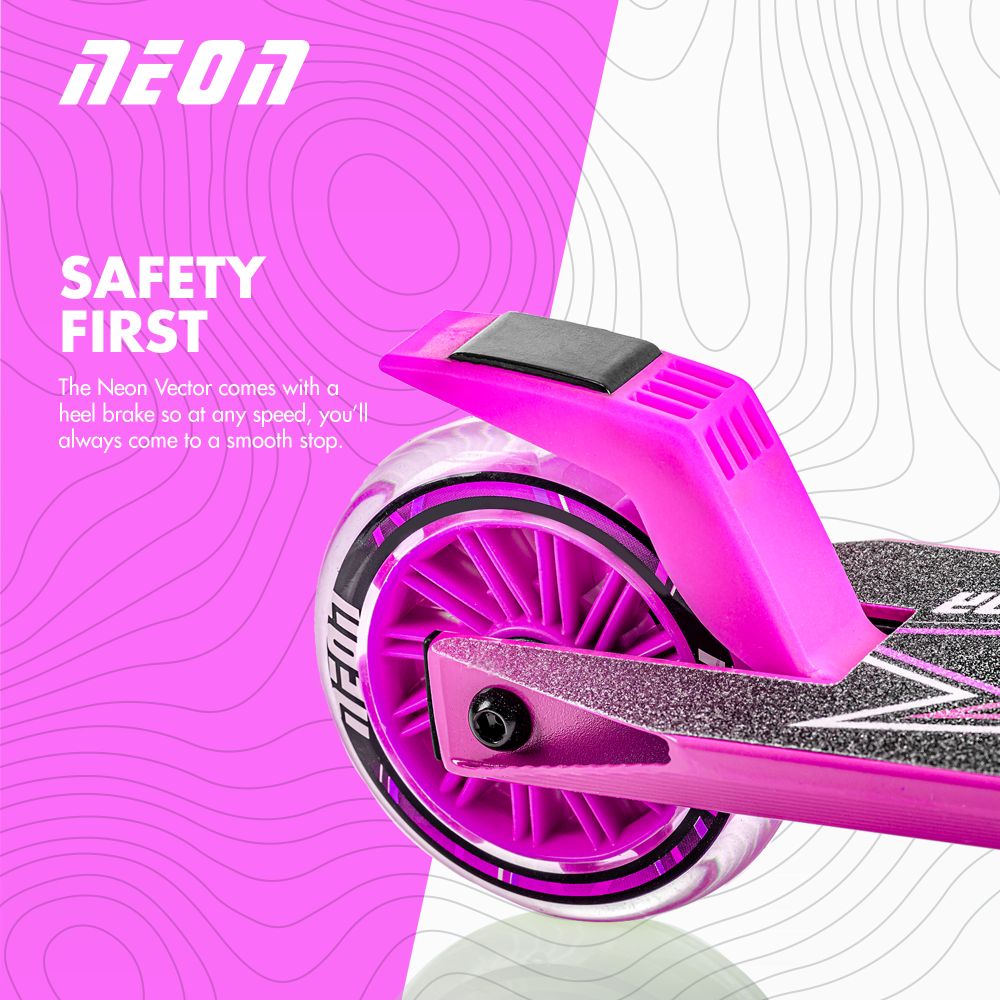 YVOLUTION Neon Vector 2020 Πατίνι - Ροζ - Image 5