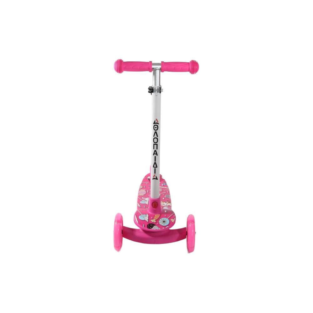 3K Πατίνι 3τροχο με Φωτιζόμενα Ροδάκια - Ροζ - Image 6
