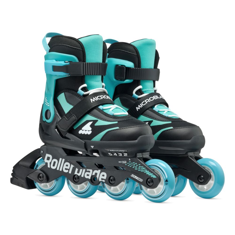 ROLLERBLADE Microblade Αυξομειούμενα Πατίνια - Μαύρο/Γαλάζιο - Image 6