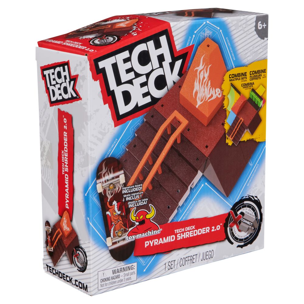 Tech Deck X-Connect Park Creator - 1 Μινιατούρα Τροχοσανίδα και 1 Ράμπα - Image 6