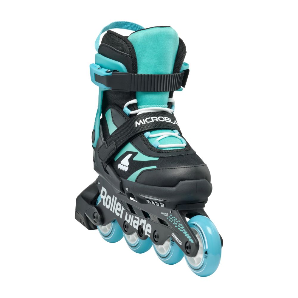 ROLLERBLADE Microblade Αυξομειούμενα Πατίνια - Μαύρο/Γαλάζιο - Image 7