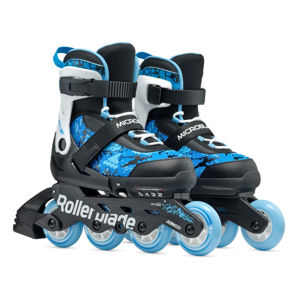 ROLLERBLADE Microblade SL Πατίνια - Μαύρο/Γαλάζιο - Image 7