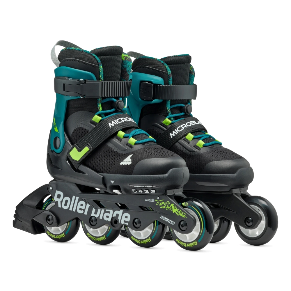 ROLLERBLADE Microblade XT Αυξομειούμενα Πατίνια - Μαύρο/Πετρόλ Πράσινο - Image 7