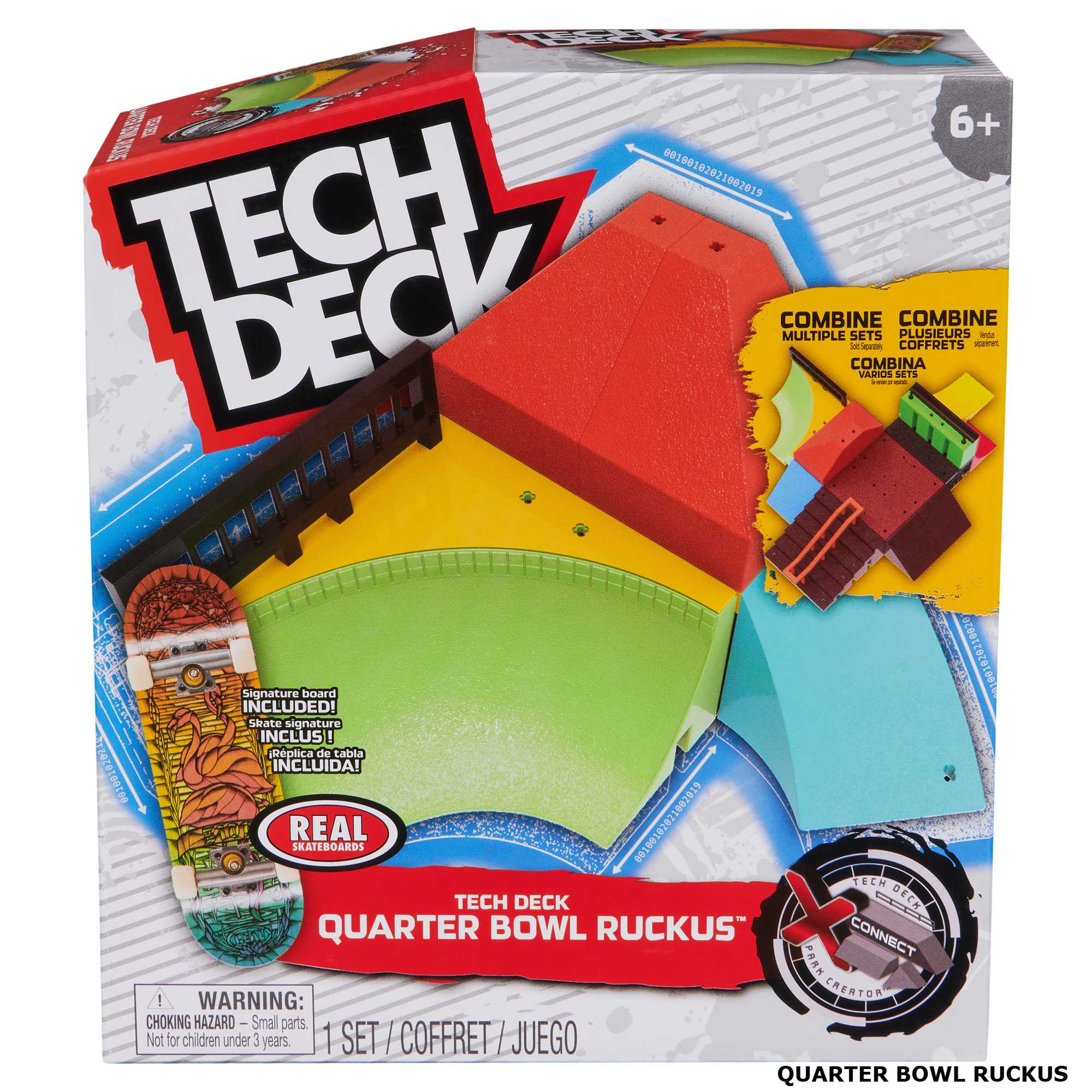 Tech Deck X-Connect Park Creator - 1 Μινιατούρα Τροχοσανίδα και 1 Ράμπα - Image 9