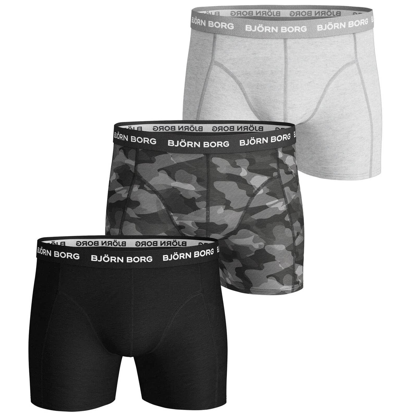 Bjorn Borg - Essential Boxer 3-Pack (Μαύρο/Multi)