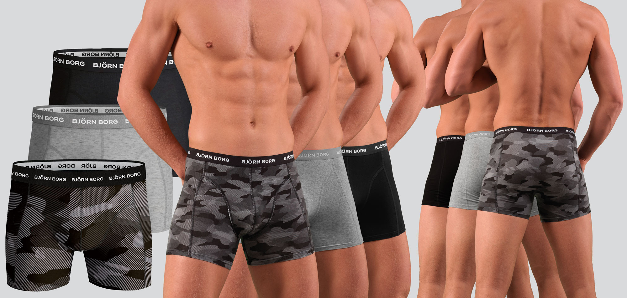 Bjorn Borg - Essential Boxer 3-Pack (Μαύρο/Multi) - Image 6