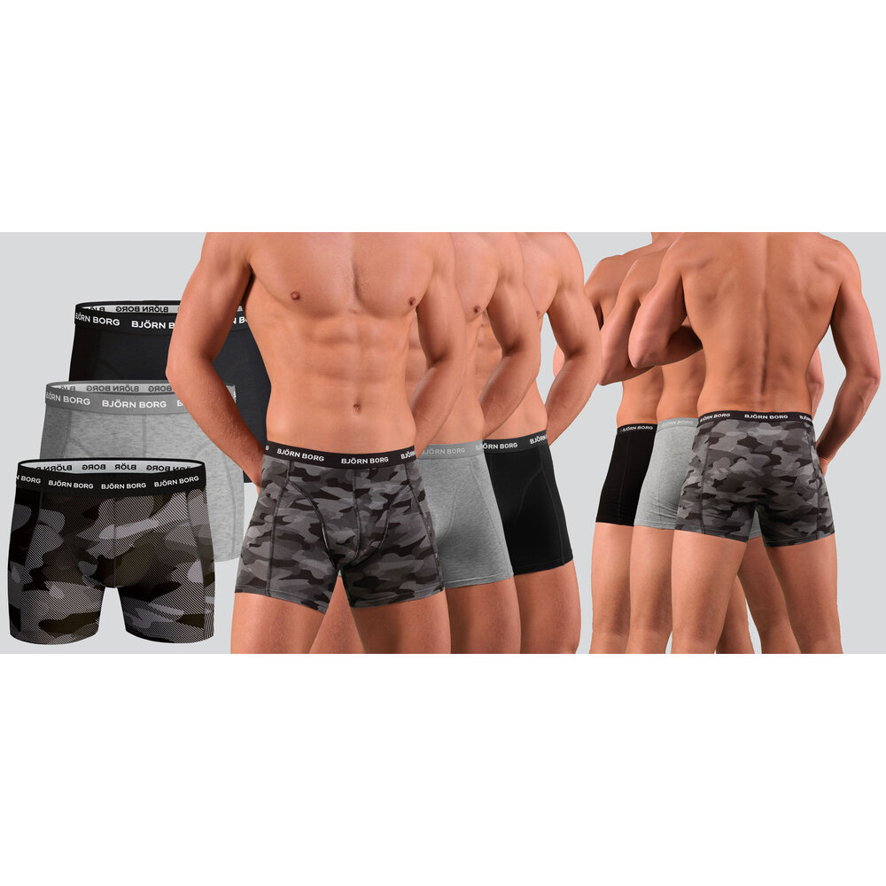 Bjorn Borg - Essential Boxer 3-Pack (Μαύρο/Multi) - Image 7