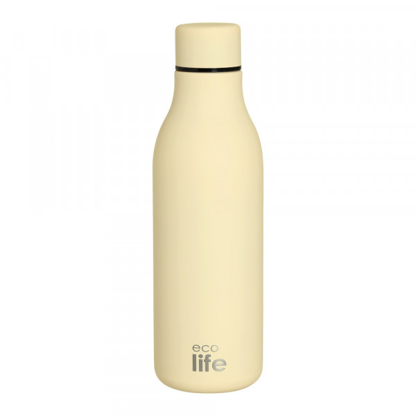 Ecolife - Metallic Thermos Bottle 550ml Cream - Image 8
