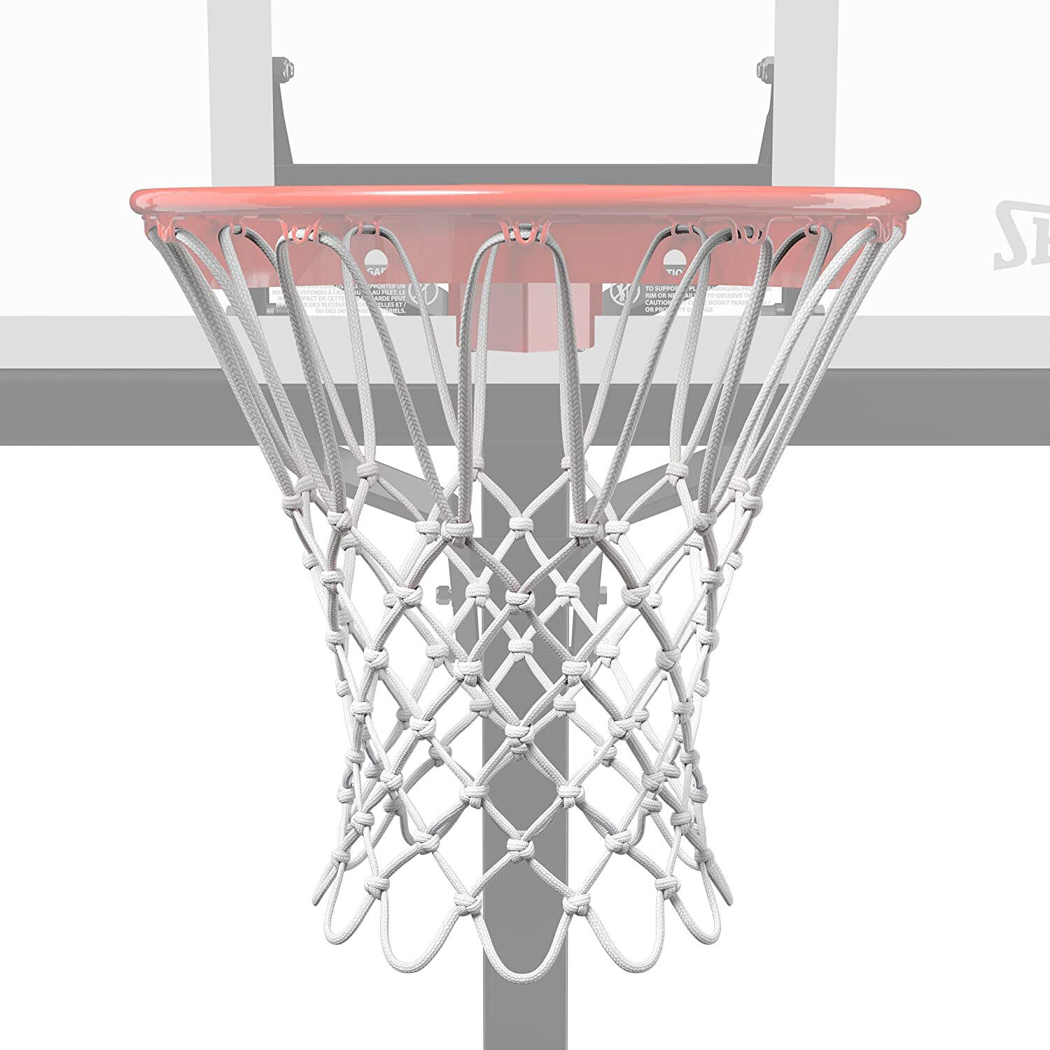 Spalding - Heavy Duty Basketball Net White - Image 8