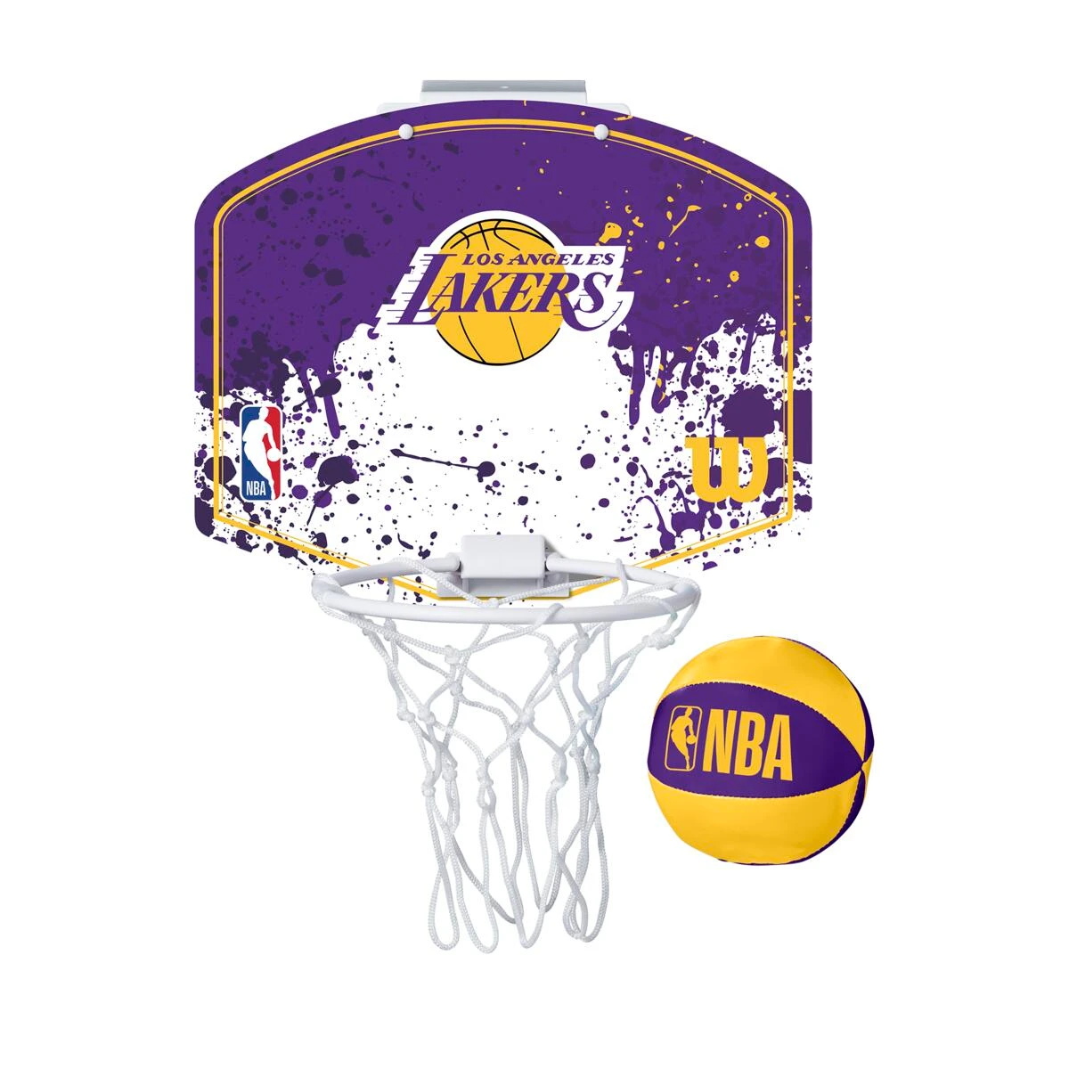 Wilson - NBA Team Mini Door Hoop Set Los Angeles Lakers