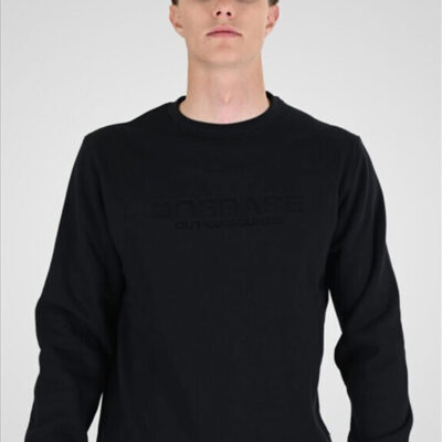 Rebase - Crewneck Top with Engraved Print
