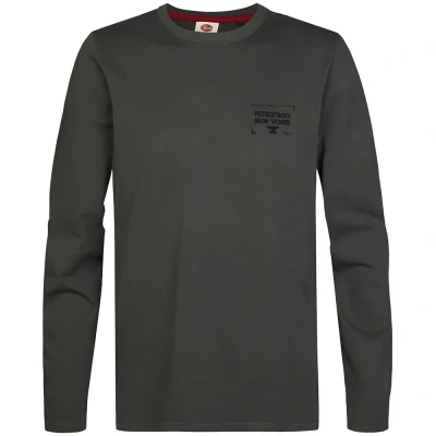 Petrol Industries - Grafik Langarmshirt Forgewall