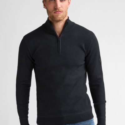 Petrol Industries - Gebreide Trui met Halfzip Steelford